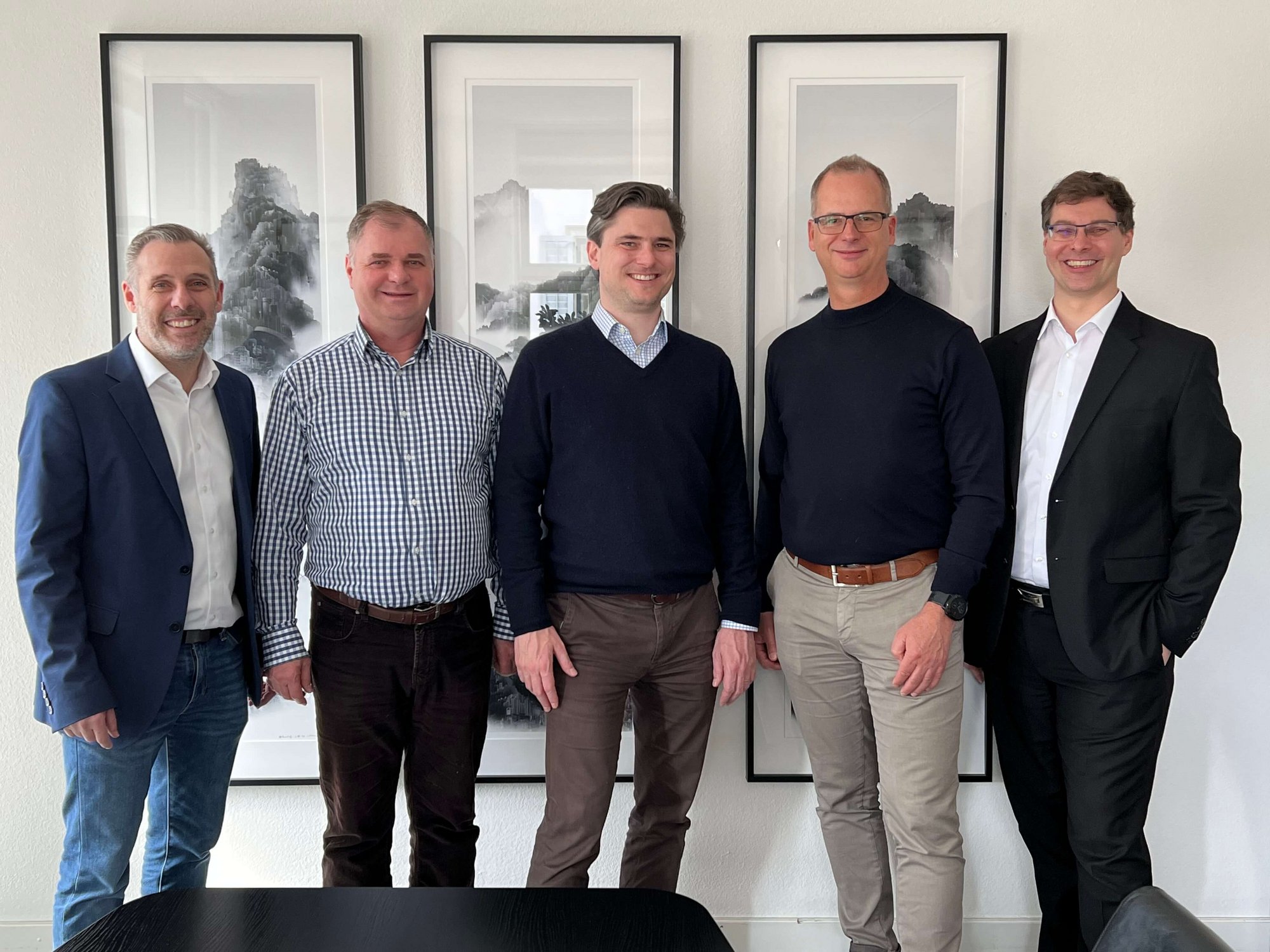 Daniel Gränacher, Dr. Claudio F. Villatora, David Hottinger, Peter Haist, Franz Villiger